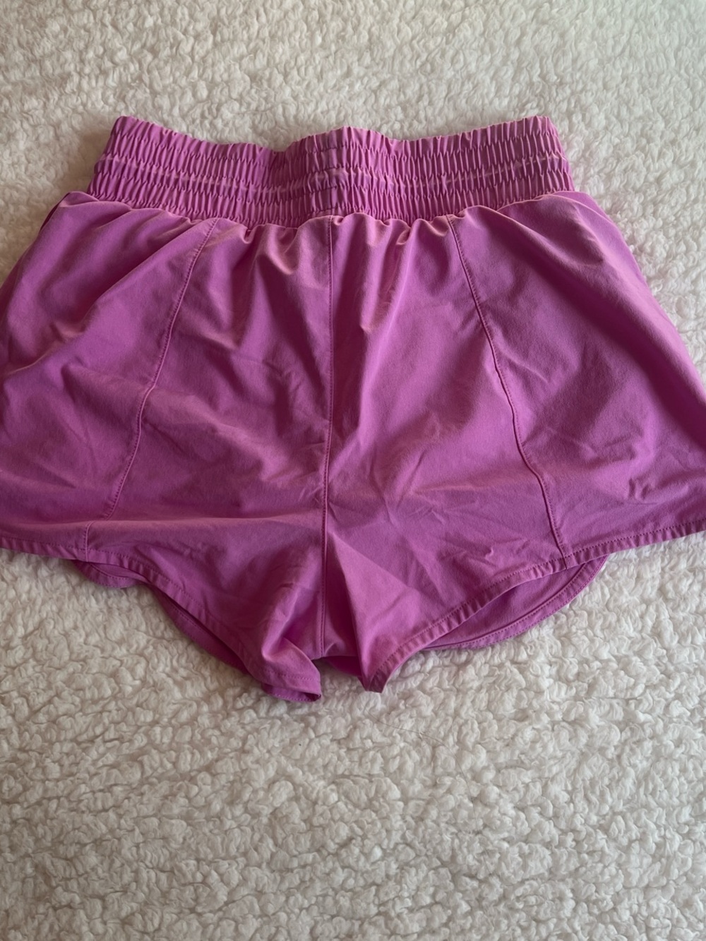all in motion Purple-Pink Elastic-Waist Athletic Shorts